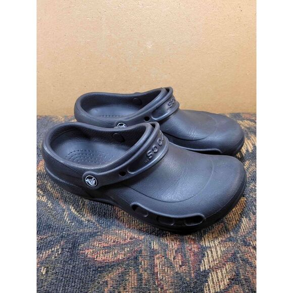 CROCS Unisex Black Bistro Work Clogs- Size M6/ W8 main image 8